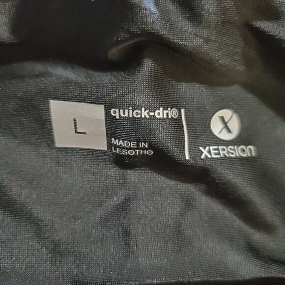 Xersion Fleece Lined Leggings Side Pockets Tights Women's Large NWT - Picture 4 of 9